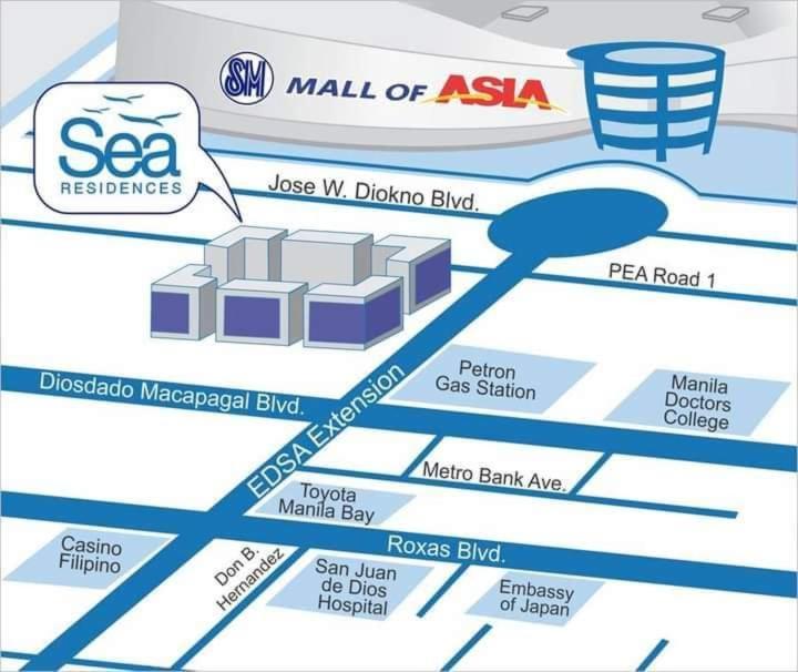 Sea Residences Homey Condo By Dnj Pasay Exteriör bild